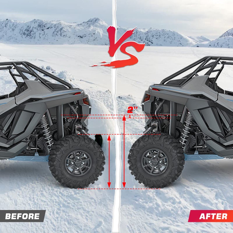 WSays UTV 2'' Front & Rear Full Suspension Lift Kit Compatible with Kawasaki Teryx 800 14-25 Fit Teryx 750 12-13 - Image 4